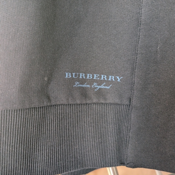 Burberry Women's Sweatshirt Poncho and Capri Set- Navy - Picture 8 of 14